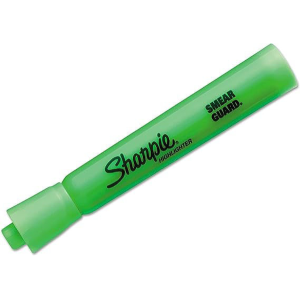 Sharpie Tank Highlighter, Chisel Tip, Green, 1 Unit