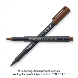 Pigment Brush Pen Brown