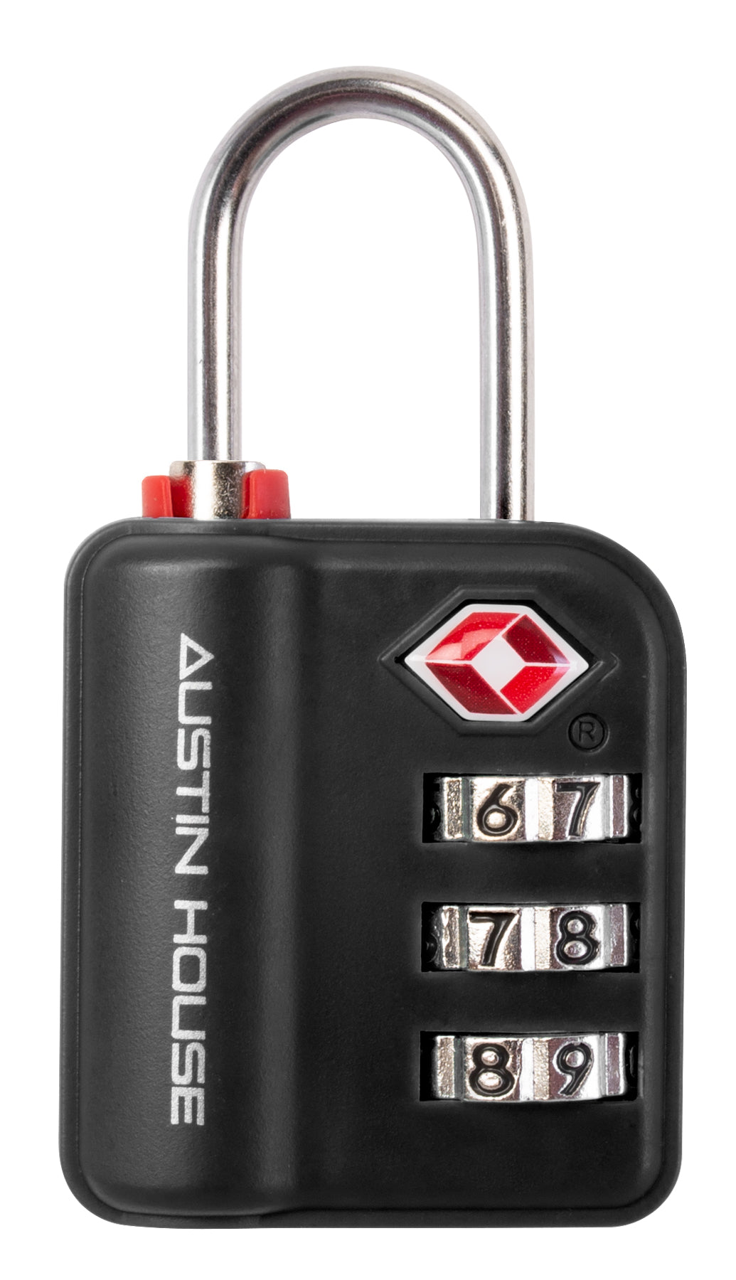 Tsa 3-Dial Ind. Padlock Black