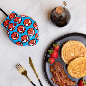 Marvel Spider-Man Mini Waffle Maker - Spidey Mask 4-Inch Character Waffle Iron
