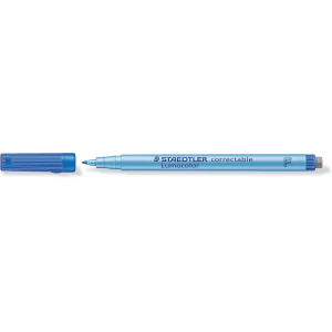 OHP pen Lumocolor correctable F blu