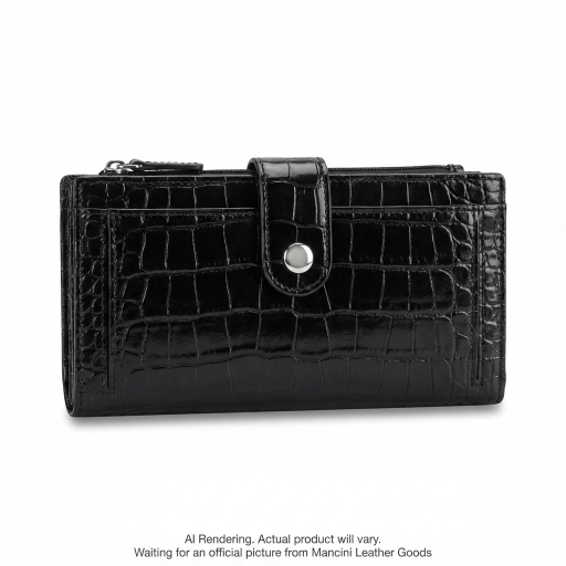 Croco RFID Secure Quadruple Fold Wallet