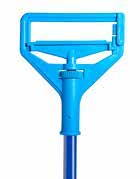 60" Side Change Mop handle- Metal- Blue