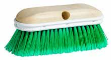 Car Truck Brush 10" Plastic Block With Bumper Green Flagged