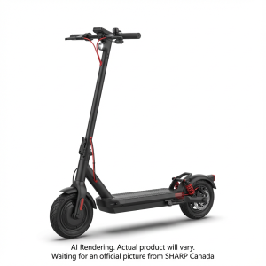 Sharp S10 (EM-KS2) Electric Scooter | 500W Peak Power, 10" Pneumatic Tires & 40km Long-Range | App Control & USB Charging