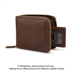 Men’s Zip Wallet w/ Removable Case