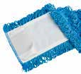 Flat Mop Looped MicroLoop fiber refill 40cm/16" Blue w/T/Tabs
