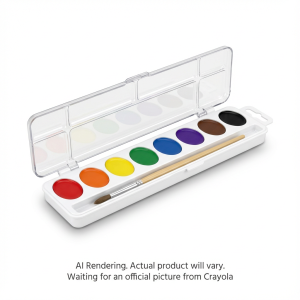 8 Washable Watercolours