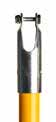 60"/152cm BreakEzy BreakAway Fiberglass handle-YELLOW