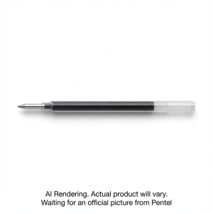 Refills for Pentel Ballpoint Pens (BK91, BK93, BK93CR, BK66M, BK410), (1.0mm), Black Ink, 2-Pack Pouch