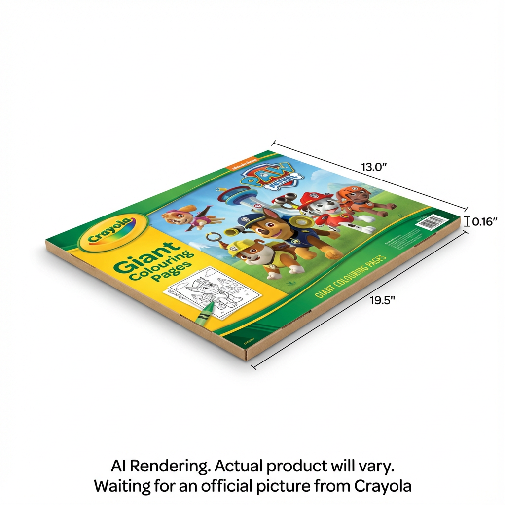 Giant Colouring Pages, Paw Patrol