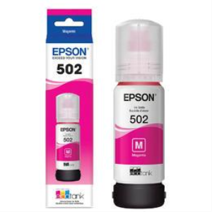 Epson T502 Ink Bottle, Dye Magenta, w/Sensor