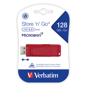 Verbatim 128GB SnG USB Red Retract