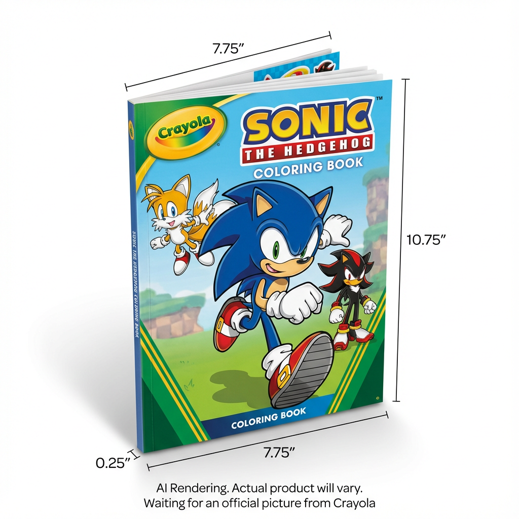 Sonic Colouring Book – 96 pgs