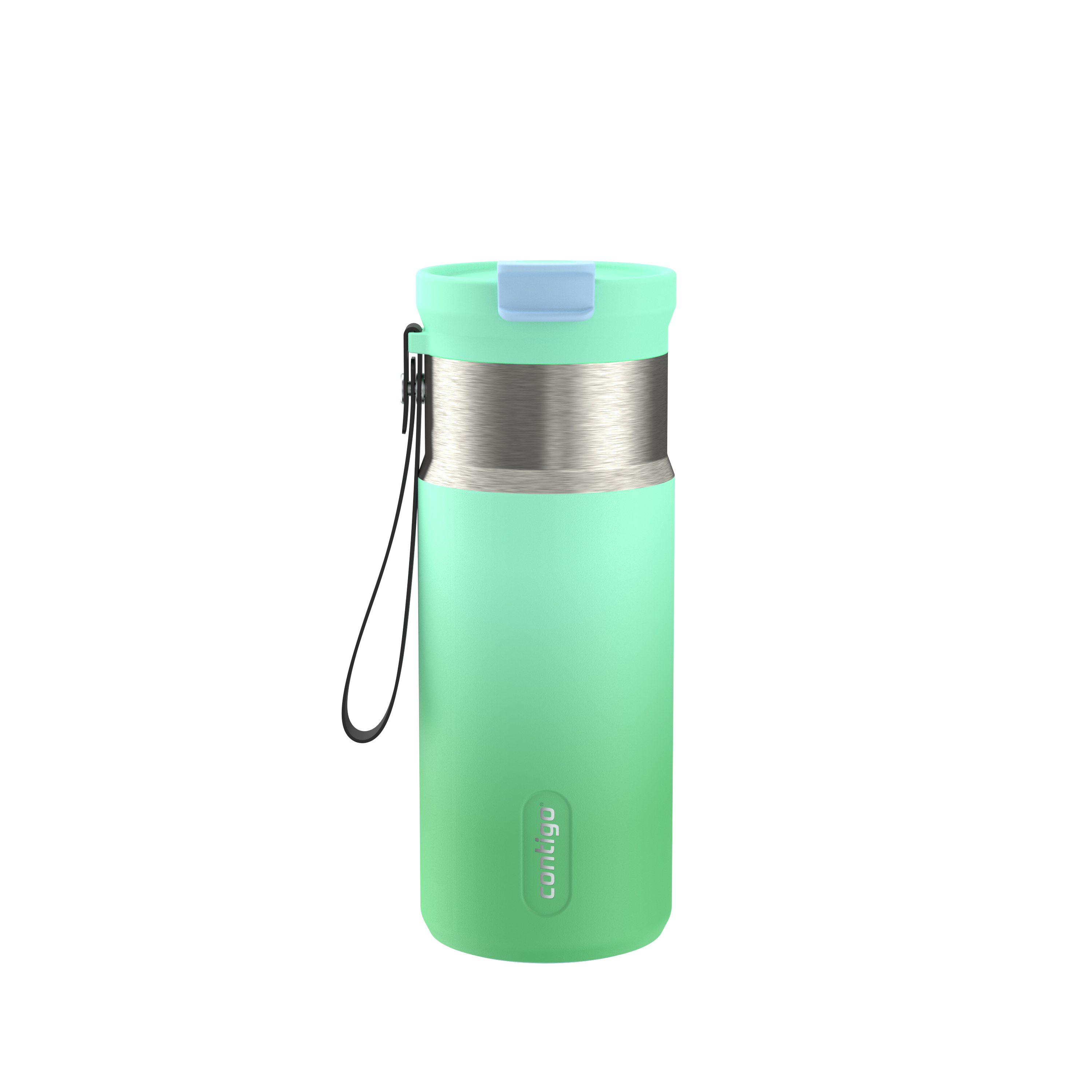 Contigo 2234757 Tween Dual Sip Vacuum-Insulated Water Bottle – 16 oz Mint Spark Ombre