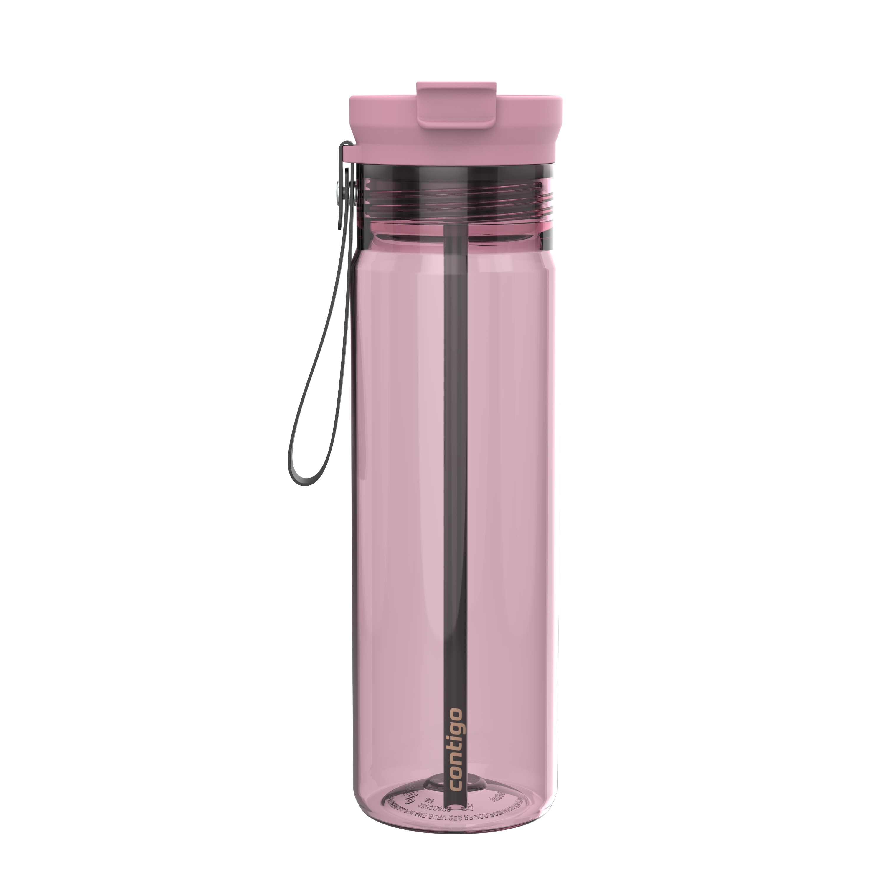 Contigo 28 oz Dual Sip?Plastic?Pink Diamond - Plastic