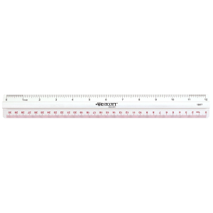 30cm/12" Finger Grip Ruler / 
30cm/12 po avec barre de prise