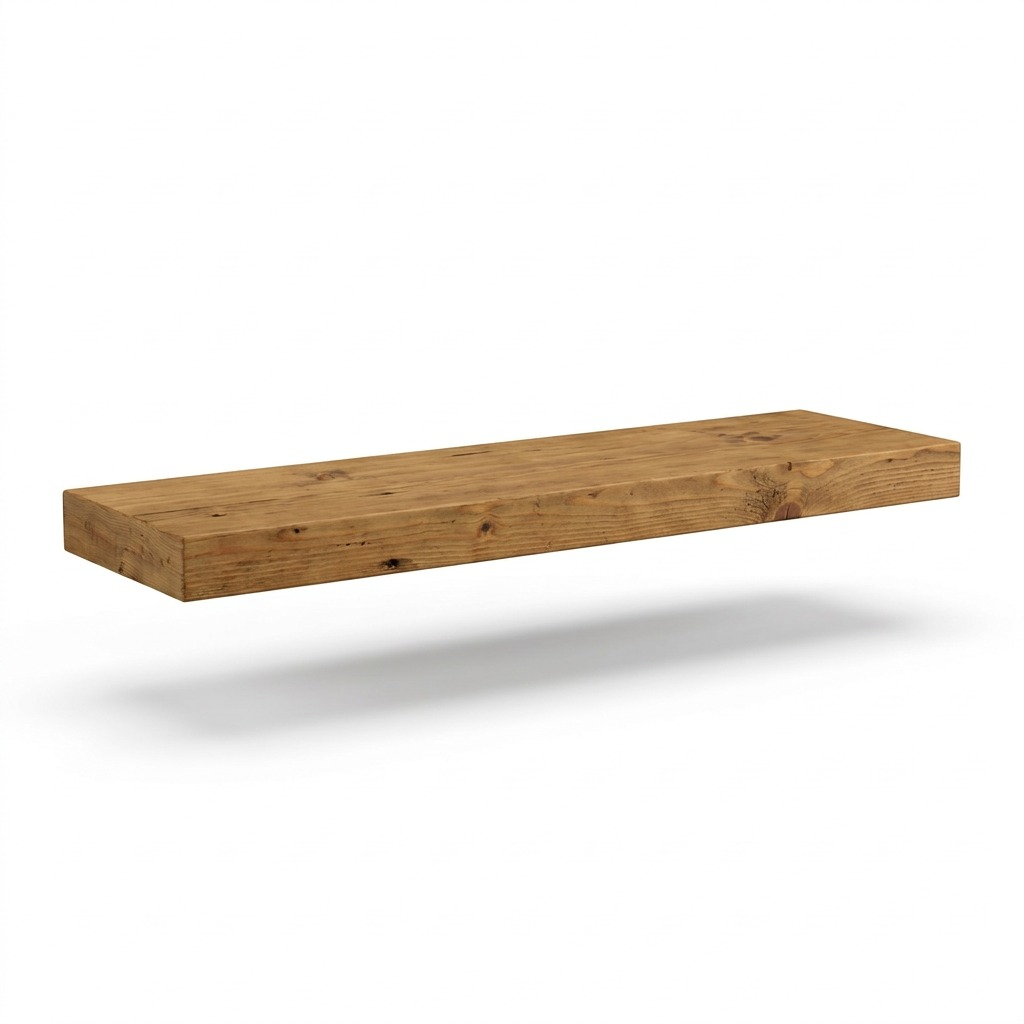 Solid Wood Shelf 36"L x 8"D x 1" T Honey
