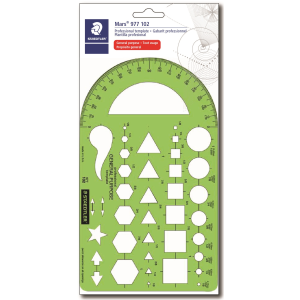 977-102-02 STAEDTLER-Mars Limited TEMPLATE MULTI CARD