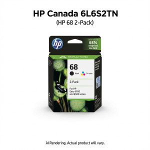 HP 68 2-Pack Black/Tri-color Original Ink Cartridge Combo