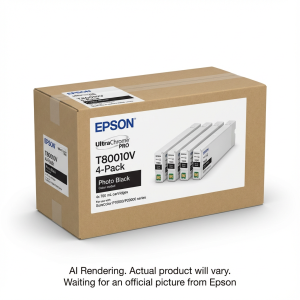 T80010v Epson UltraChrome Pro Photo Black Multi-Pack (4) Ink Cartridge 700 ML
