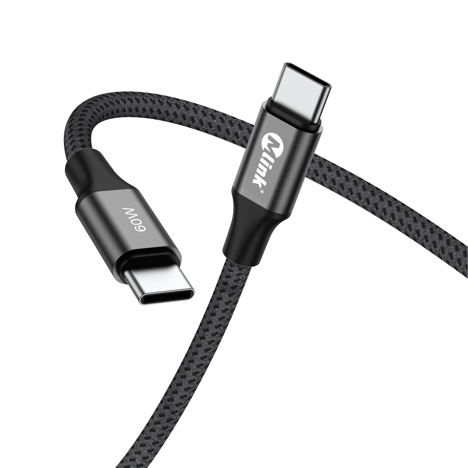 Mlink - USB-C Braided Fast Charging Cable PD60W 20V/3A - 3m (10')