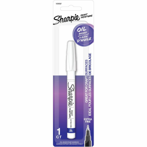 Sharpie Oil-Based Paint Markers - Extra Fine Marker Point - White Ink - Oil Based - 1/Pack