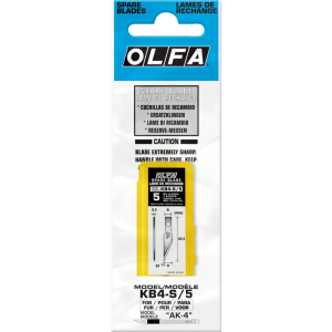 OLFA KB4-S/5 No.11 Art Blade, 5pk