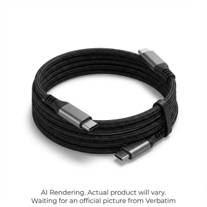 Verbatim Sync & Charge USB C to USB C 60W Magnetic 120 cm - Black