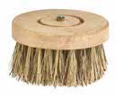 BullDog Bolt Round utility/Rig scrub brush- Union fiber Block 5-1/4" round trim length 2.5"