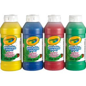 4ct 237 ml Washable Paint