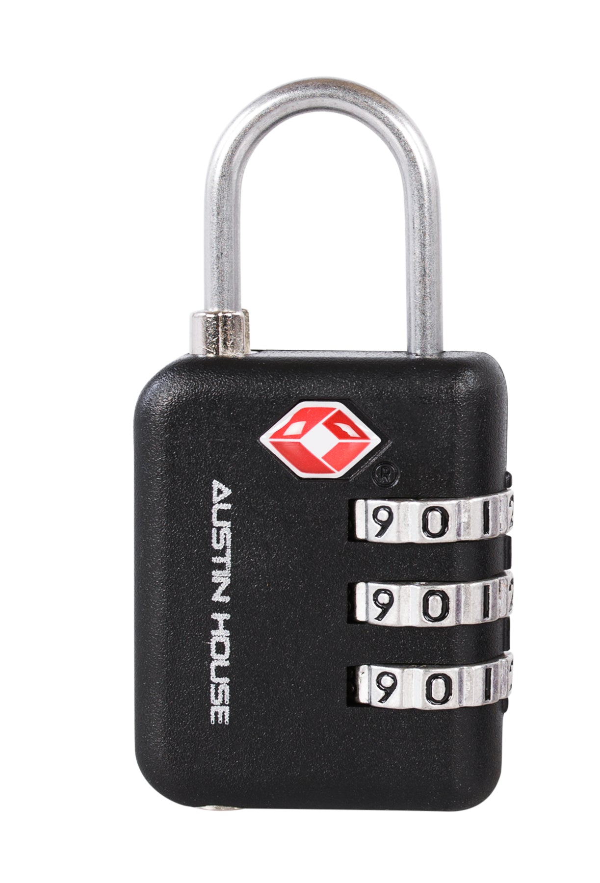 Tsa 3-Dial Combo Lock Black