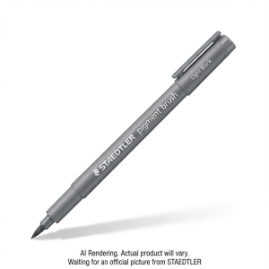 Pigment Brush Pen Light Black