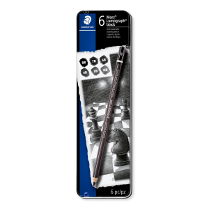 Pencil Lumograph black x6 100% PEFC