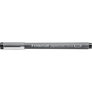 Fineliner pigment liner 2.0mm black