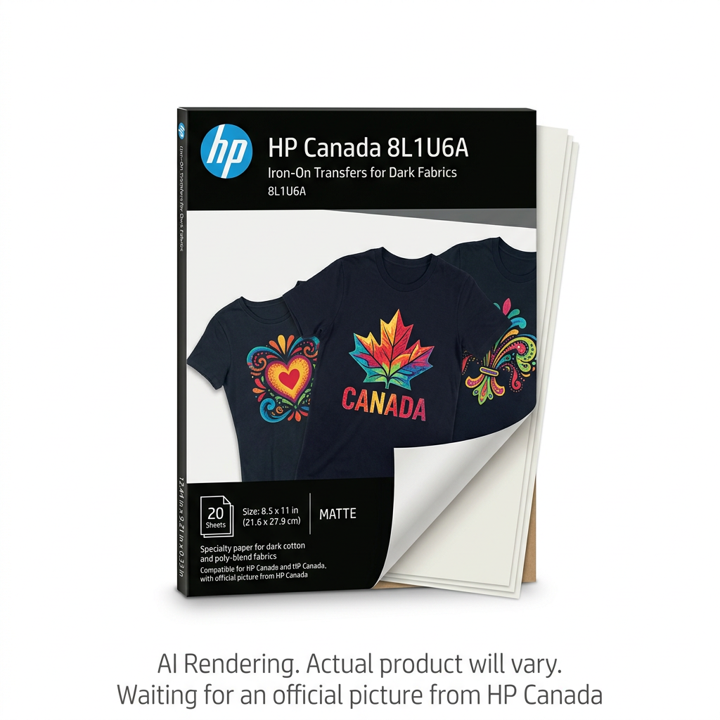 HP IronTransDarkFab8.5x11in20 sheets