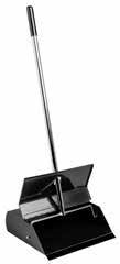 Metal lobby dust pan W/Lid