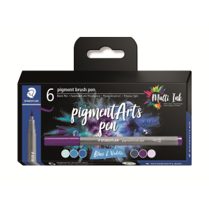 Pigment arts Brush Blues & Violets