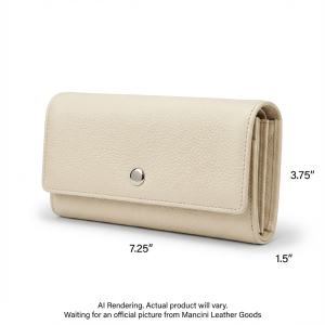 Pebble RFID Medium Clutch Wallet