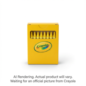 12 Bulk Crayons ? Yellow (English Only)