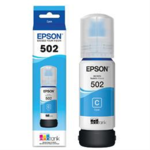 Epson T502 Ink Bottle, Dye Cyan, w/Sensor
