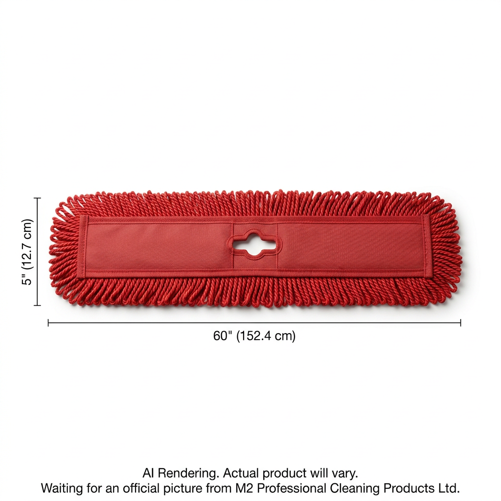 60"/152cm STATIC-H DustMop -RED