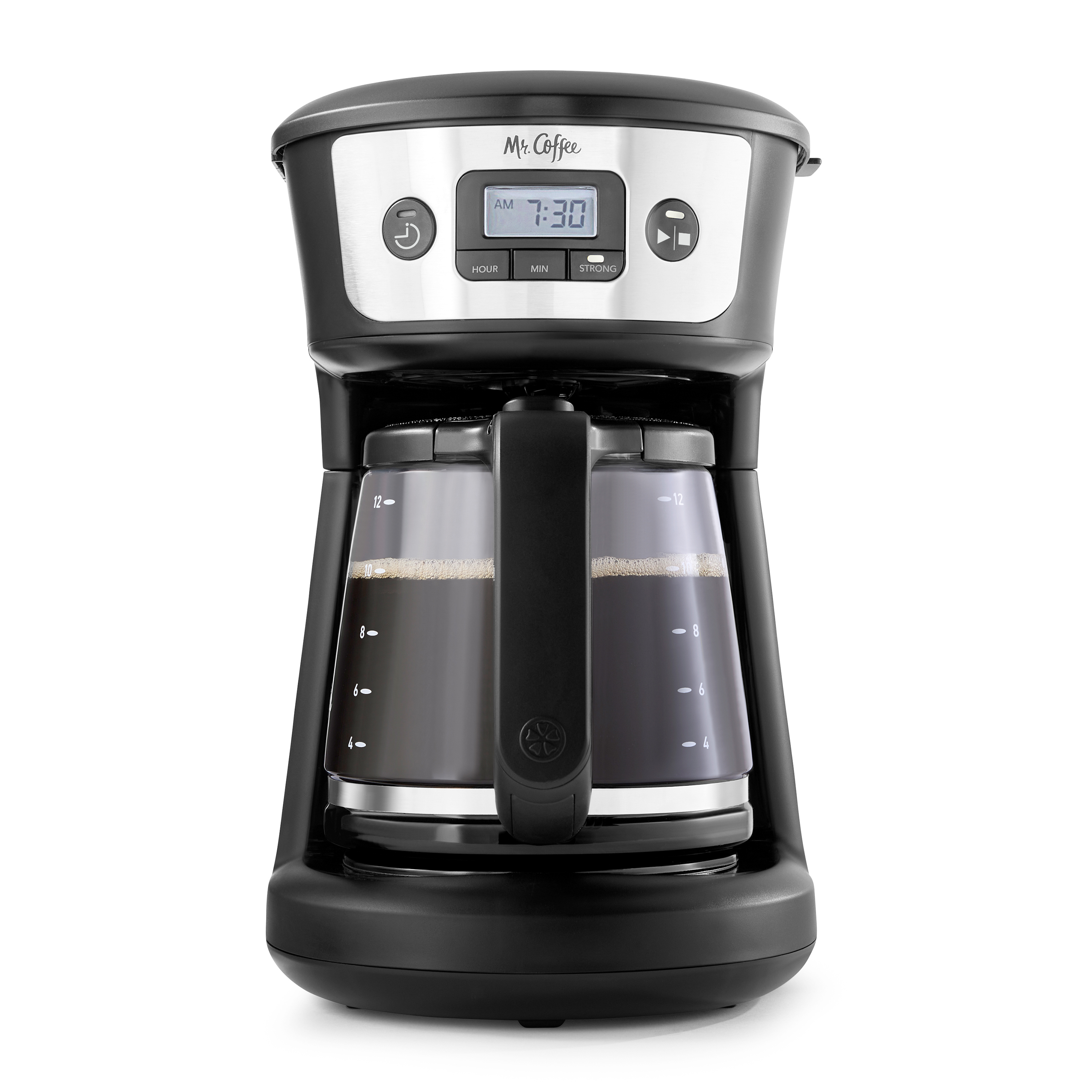 Mr. Coffee 12 Cup Programmable Coffee Maker with Strong Brew Selector
