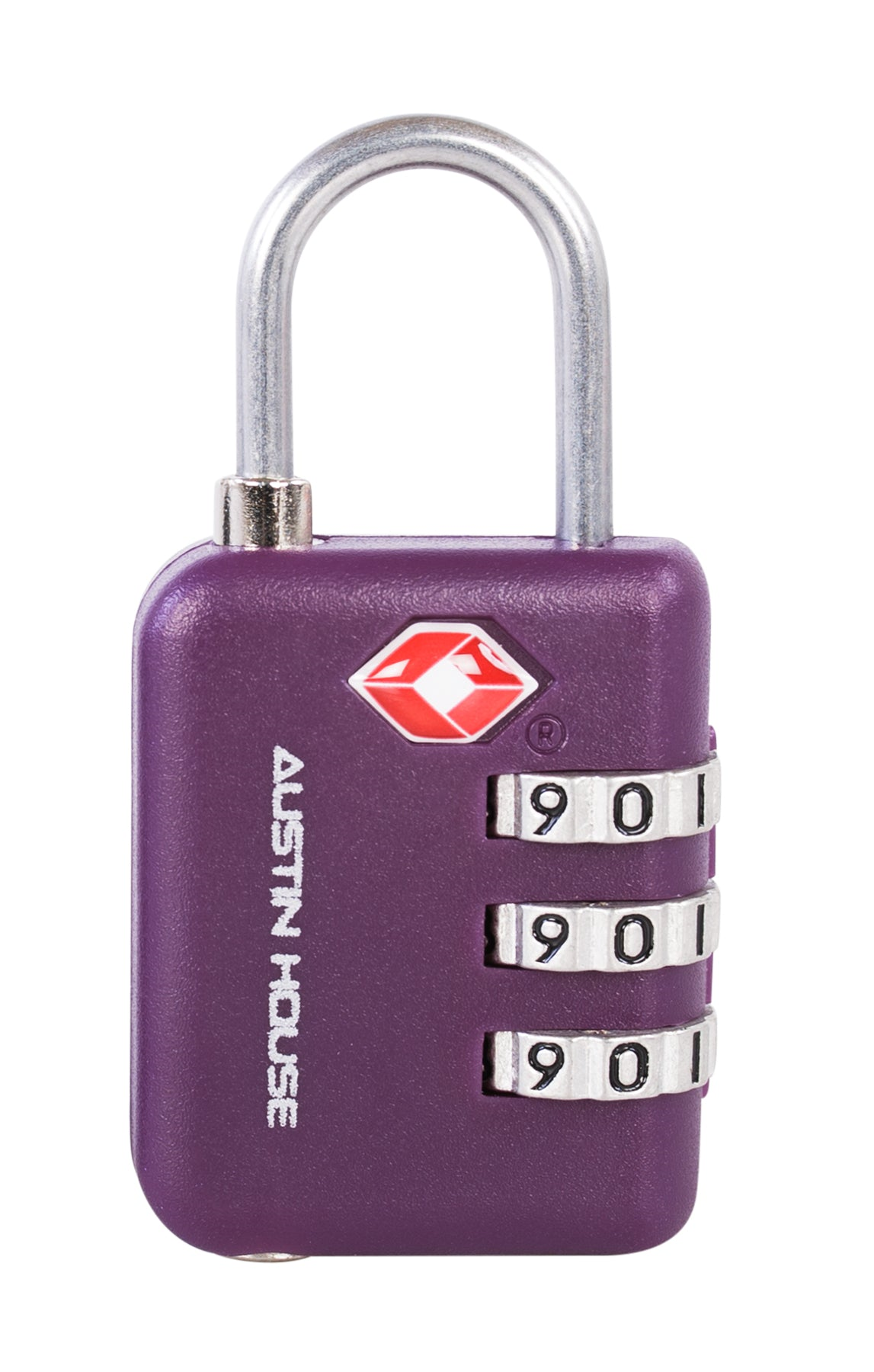 Tsa 3-Dial Combo Lock Purple