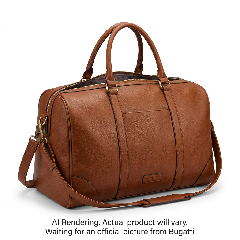 Bugatti- Wellington- Duffle Bag- PU- Cognac