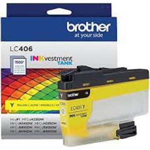 Brother Genuine LC406XLYS High-Yield Yellow Ink Cartridge