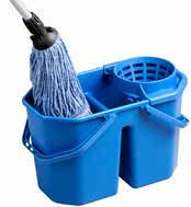 Heavy Duty Double Bucket with Cone, Blue 15Lt Blue