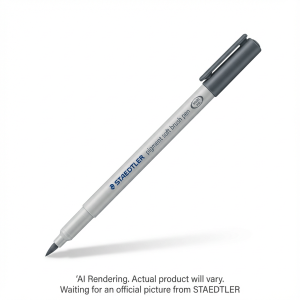 Pigment Soft Brush Pen Coolgrey Drk