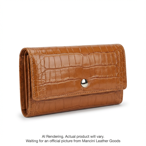 Croco RFID Secure Trifold Wallet