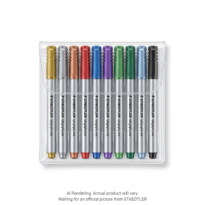 Metallic marker - Calligraphy, 10pc